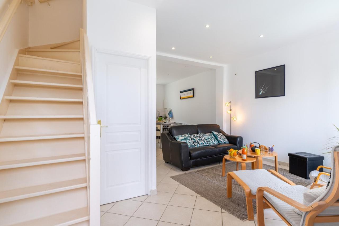Les Bleuets - Duplex Avec Vue Mer Pleneuf-Val-Andre Buitenkant foto